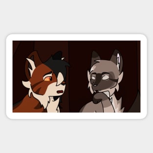 Mapleshade and Hawkfrost Sticker